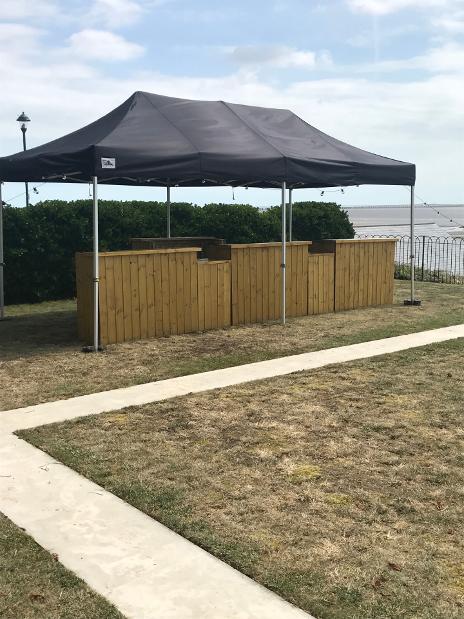 3X4M affordable garden marquee hire